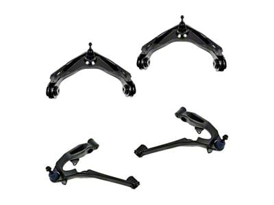 Front Upper and Lower Control Arms with Ball Joints (07-10 Silverado 3500 HD)