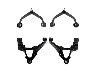 Front Upper and Lower Control Arms with Ball Joints (11-19 Silverado 3500 HD)