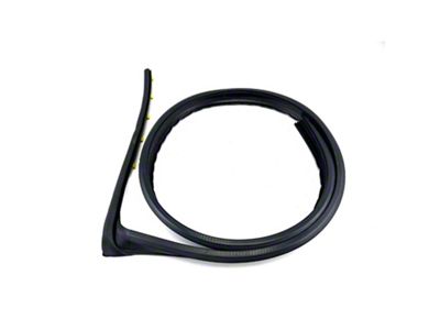 Front Upper Auxiliary Weatherstrip; Driver Side (07-14 Silverado 3500 HD Crew Cab)