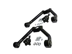 Front Upper Control Arm for 2 to 4-Inch Lift; Black (07-10 Silverado 3500 HD)