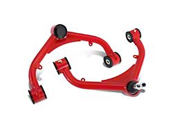 Front Upper Control Arms for 2 to 4-Inch Lift; Red/Black (01-10 Silverado 3500 HD)
