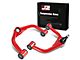 Front Upper Control Arms for 2 to 4-Inch Lift; Red (11-19 Silverado 3500 HD)