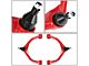 Front Upper Control Arms for 2 to 4-Inch Lift; Red (11-19 Silverado 3500 HD)