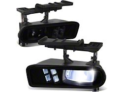 Full LED Projector Fog Lights; Smoked (01-02 Silverado 3500 HD)