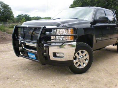 Grille Guard; Black (11-14 Silverado 3500 HD)