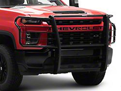 Grille Guard; Gloss Black (20-23 Silverado 3500 HD)
