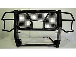 Grille Guard; Not Pre-Drilled for Front Parking Sensors; Black (20-23 Silverado 3500 HD w/ Forward Facing Camera)
