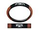 Grip Steering Wheel Cover with Philadelphia Eagles Logo; Tan and Black (Universal; Some Adaptation May Be Required)