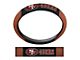 Grip Steering Wheel Cover with San Francisco 49ers Logo; Tan and Black (Universal; Some Adaptation May Be Required)