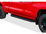 H-Style Running Boards; Black (20-24 Silverado 3500 HD Double Cab)