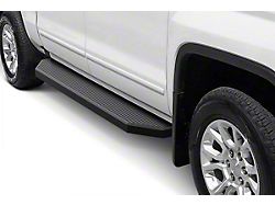 H-Style Running Boards; Black (20-26 Silverado 3500 HD Regular Cab)