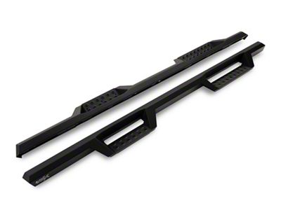 Westin HDX Drop Nerf Side Step Bars; Textured Black (07-19 Silverado 3500 HD Crew Cab)