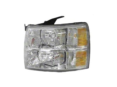 CAPA Replacement Headlight Assembly; Driver Side; Driver Side (07-14 Silverado 3500 HD)