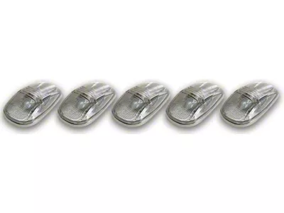 Hi-5 Cab Roof Light Kit; 99-02 Dodge Style; Clear (Universal; Some Adaptation May Be Required)