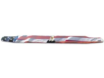 Vigilante Premium Hood Protector; American Flag with Eagle (07-10 Silverado 3500 HD)