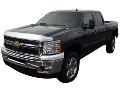 Hood Shield; Chrome (11-14 Silverado 3500 HD)