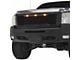 Impulse Upper Replacement Grille with Amber LED Lights; Matte Black (07-10 Silverado 3500 HD)
