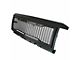 Impulse Upper Replacement Grille with Amber LED Lights; Matte Black (15-19 Silverado 3500 HD)