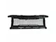 Impulse Upper Replacement Grille with Amber LED Lights; Matte Black (15-19 Silverado 3500 HD)