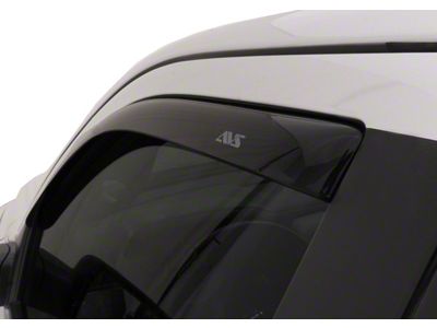 In-Channel Ventvisor Window Deflectors; Front and Rear; Dark Smoke (20-24 Silverado 3500 HD Double Cab)