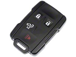 Keyless Entry Remote; 4-Button (20-25 Silverado 3500 HD w/ Power Gate Assist w/o Remote Start)