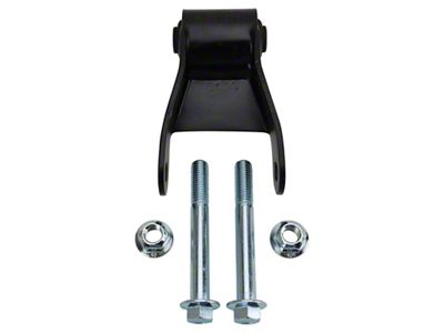 Leaf Spring Shackle Kit; Rear Rearward (07-10 Silverado 3500 HD)