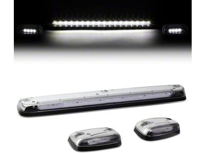 LED Cab Roof Lights; White (07-14 Silverado 3500 HD)