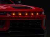 LED Grille Lights; Amber (20-26 Silverado 3500 HD)