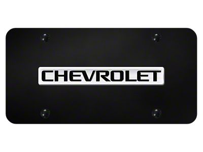 Chevrolet License Plate (Universal; Some Adaptation May Be Required)