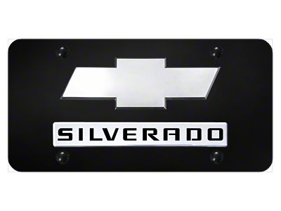 Dual Silverado License Plate (Universal; Some Adaptation May Be Required)