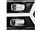 AlphaRex LUXX-Series LED Projector Headlights; Jet Black Housing; Clear Lens (07-14 Silverado 3500 HD)