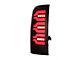AlphaRex LUXX-Series LED Tail Lights; Black/Red Housing; Smoked Lens (15-19 Silverado 3500 HD w/ Factory Halogen Tail Lights)