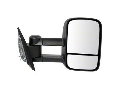 Manual Folding Towing Mirror; Passenger Side (07-14 Silverado 3500 HD)