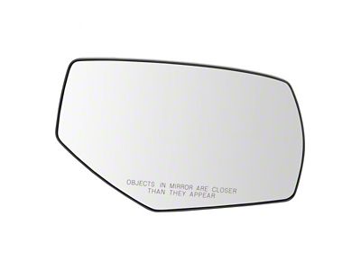 Manual Heated Spotter Glass Mirror Glass; Passenger Side (15-19 Silverado 3500 HD)