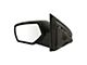 Manual Mirror; Textured Black; Driver Side (15-18 Silverado 3500 HD)