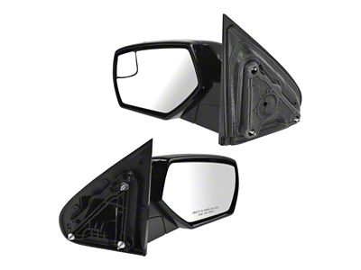 Manual Mirrors; Paint to Match Black (15-17 Silverado 3500 HD)