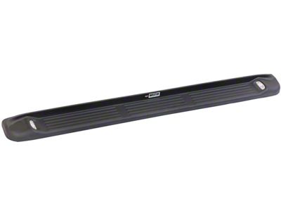 Molded Lighted Running Boards; Black (07-14 Silverado 3500 HD Extended Cab)