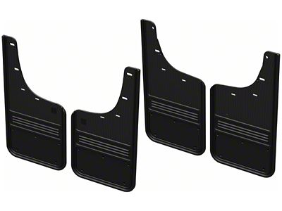 Mud Flaps; Front and Rear (20-25 Silverado 3500 HD SRW)