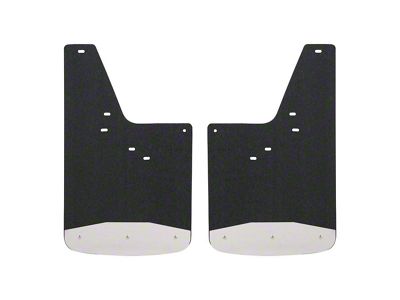 Textured Rubber Mud Guards; Front or Rear; 12-Inch x 20-Inch (15-19 Silverado 3500 HD)