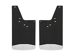 Textured Rubber Mud Guards; Front or Rear; 12-Inch x 23-Inch (15-19 Silverado 3500 HD)