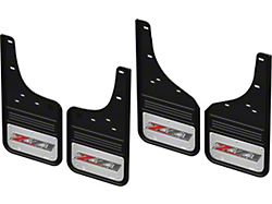 No-Drill Mud Flaps with Z71 Logo; Front and Rear (20-26 Silverado 3500 HD SRW)