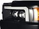 AlphaRex NOVA-Series LED Projector Headlights; Jet Black Housing; Clear Lens (15-19 Silverado 3500 HD)