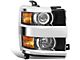 OE Style Headlight; Black Housing; Clear Lens; Passenger Side (15-19 Silverado 3500 HD)