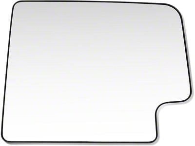 OE Style Upper Towing Mirror Glass; Passenger Side (20-25 Silverado 3500 HD)