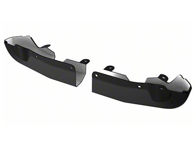 OEM Splash Guard Finishing Caps; Front (20-25 Silverado 3500 HD)