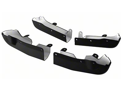 OEM Splash Guard Finishing Caps; Front and Rear (20-25 Silverado 3500 HD SRW)