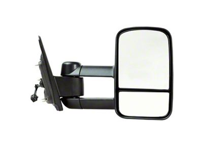 OEM Style Extendable Powered Towing Mirror; Passenger Side (14-19 Silverado 3500 HD)