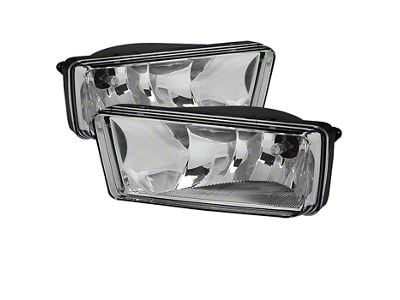 OEM Style Fog Lights without Switch; Clear (07-14 Silverado 3500 HD)