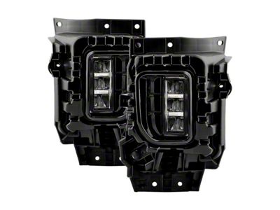 OEM Style LED Fog Lights with Switch; Clear (24-25 Silverado 3500 HD)
