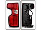 OEM Style Tail Light; Black Housing; Red/Clear Lens; Driver Side (20-23 Silverado 3500 HD w/ Factory LED Tail Lights)